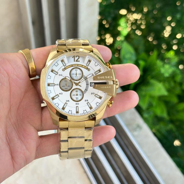 Diese_l 10 bar only the brave Gold-White